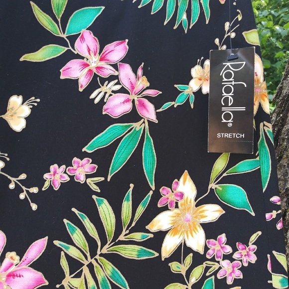 Rafaella floral skirt" NWT" - Picture 2 of 4